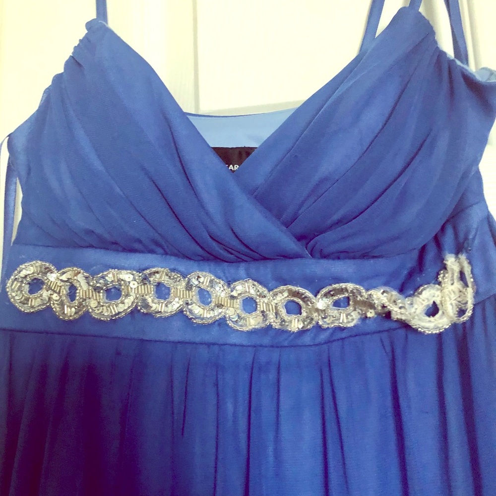 Blue knee Dress